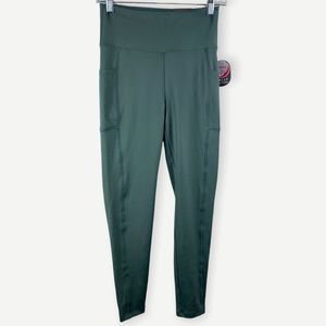 Bally’s High Rise Balsam Green Leggings 25” Medium